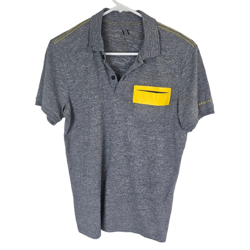 Armani Exchange Mens Polo Shirt Size XS Minimalist Preppy Everyday Easy Casual